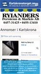 Mobile Screenshot of karlskronatorget.se